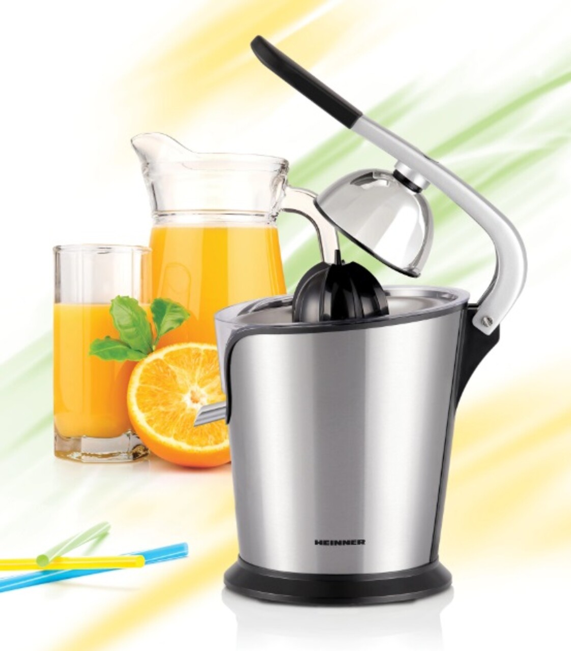 Storcator de citrice Fresh 160, Heinner, 160W, 0.25L, argintiu - imagine 5